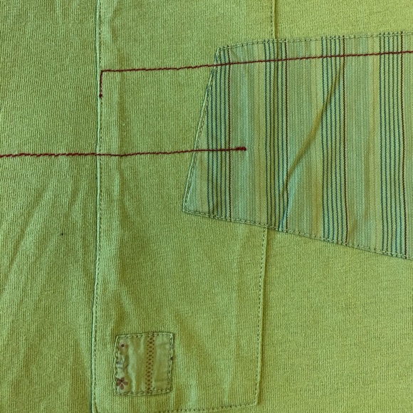 Incredible Produx Brand crew neck light green long sleeved designer's top - Picture 6 of 7